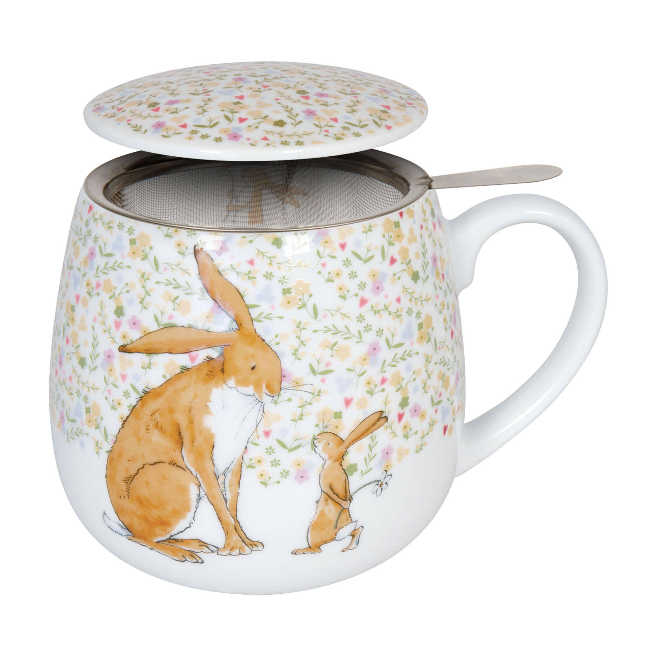 TEEBECHER Tea For You Rate mal wie lieb ich dich hab - Naturfarben, Keramik (0.42L) - Könitz