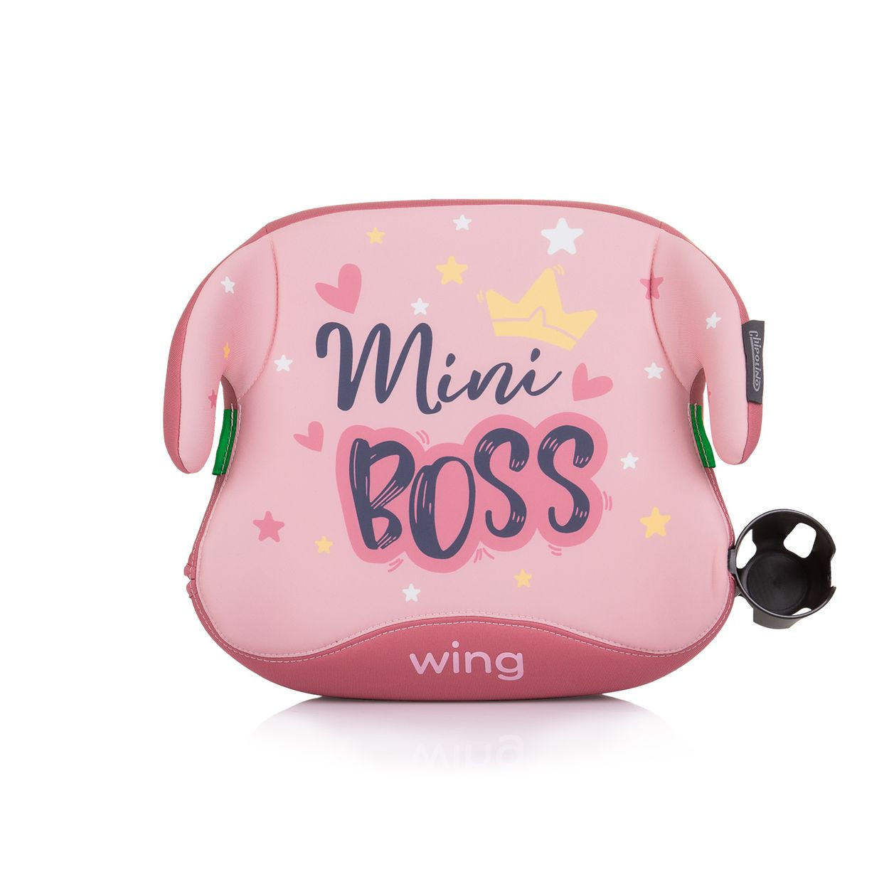 KINDERSITZ Wing i-Size rosa (125-150cm) ISOFIX Getränkehalter - Rosa, Kunststoff (38/20/31cm) - Chipolino