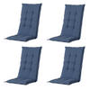 GARTENSTUHLKISSEN Panama 123/50 cm 4er-Set - Dunkelblau, Textil (50/7/123cm) - Madison