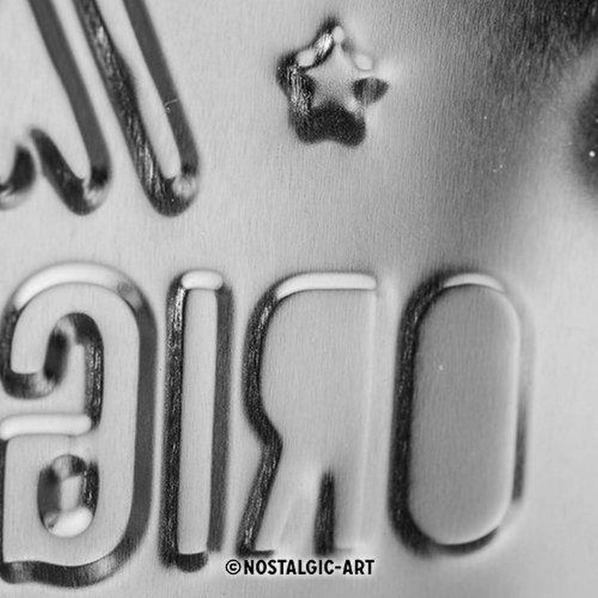 BLECHSCHILD 20/30 cm Highway 66 The Original Adventure - Multicolor, Metall (20/30/0.2cm) - Nostalgic-Art