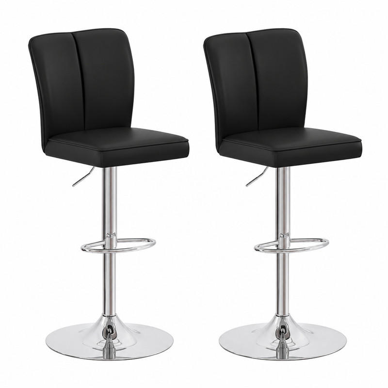 Meubliv Barhocker Silber 44x117.5x44.5 cm