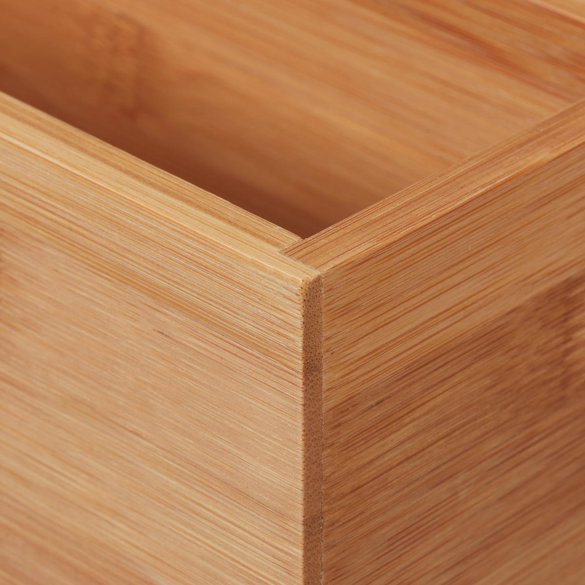 BAMBUSBOX - Hellbraun, Holz (38/7/8cm) - Relaxdays