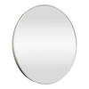 WANDSPIEGEL Ordona - Silberfarben, Glas/Metall (40/2.8/40cm) - [en.casa]