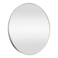 WANDSPIEGEL Ordona - Silberfarben, Glas/Metall (40/2.8/40cm) - [en.casa]