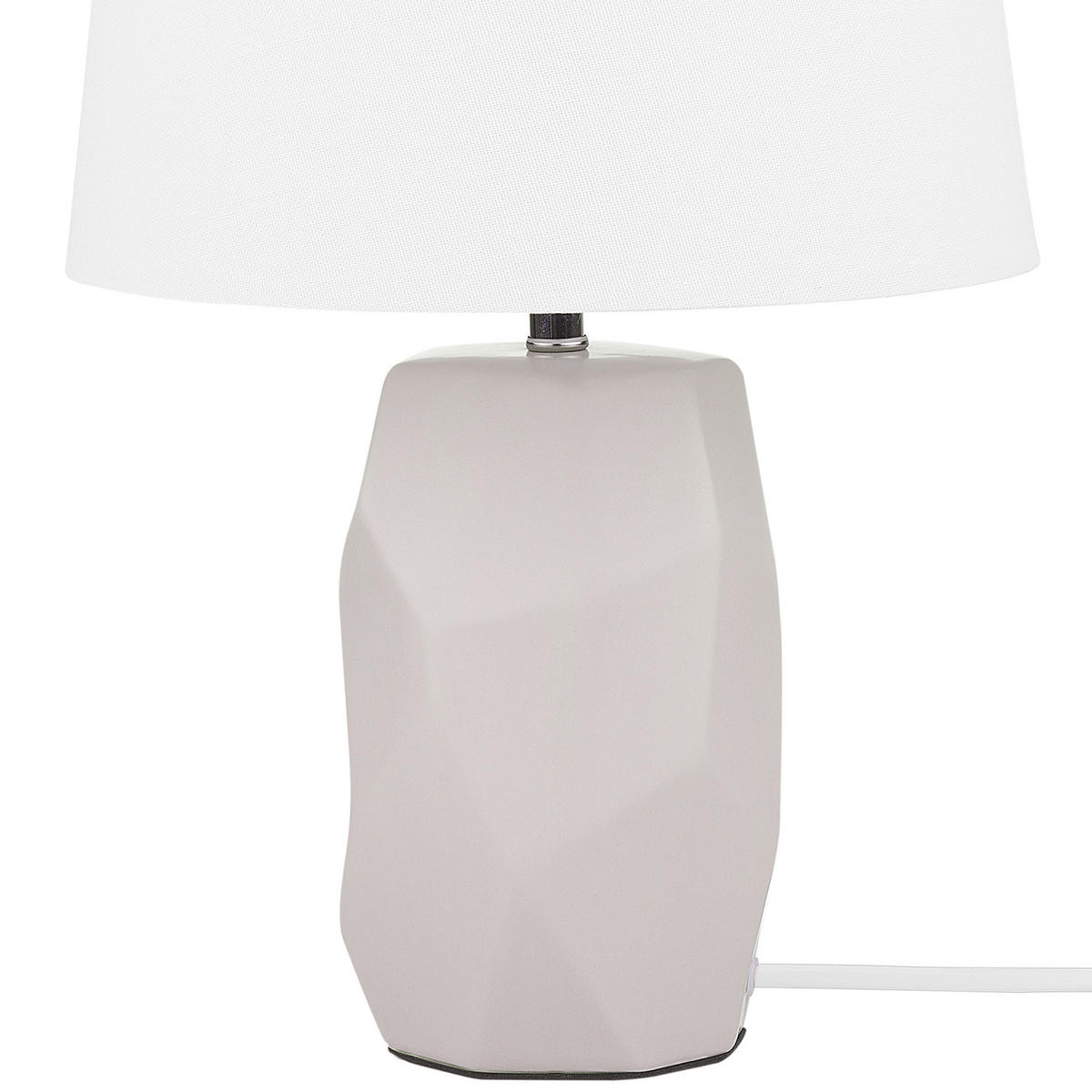 TISCHLAMPE Elia 28/28/43 cm - Pink, Keramik (28/28/43cm) - Beliani