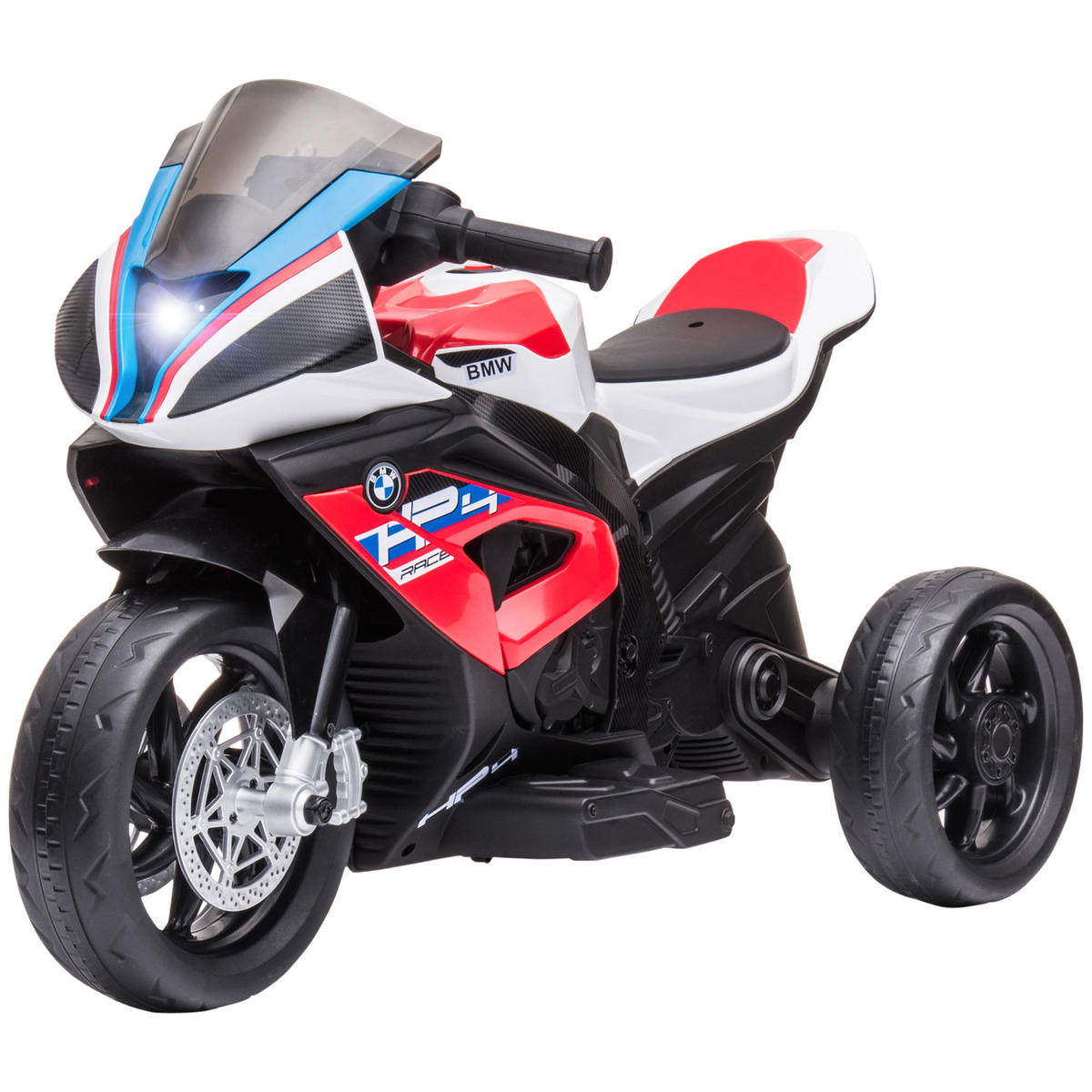 KINDERMOTORRAD DE-06285 mit Scheinwerfer und 3 Musikmodi Rot - Rot, Kunststoff/Metall (82.5/42/54cm) - ComfortXL