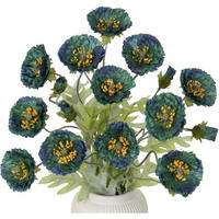 KUNSTBLUMEN 3er Set Mohnblume Höhe 70cm - Multicolor, Textil (70cm)