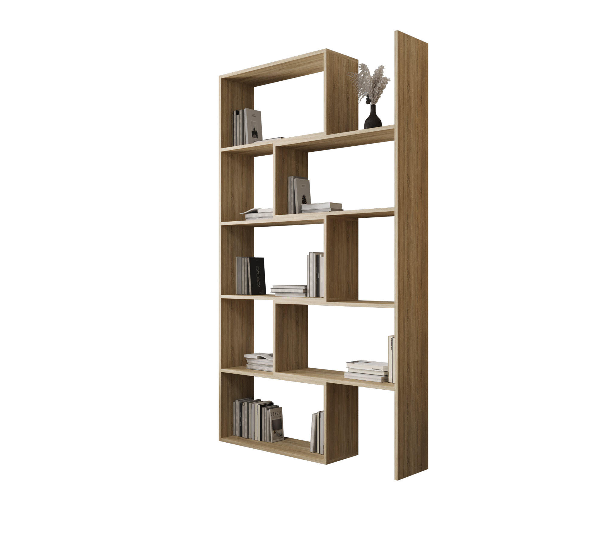 WANDREGAL LK 188 125 x 188 x 33 cmcm aus Holz in Hellbraun - Hellbraun, Holzwerkstoff (125/188/33cm) - O-Sofa