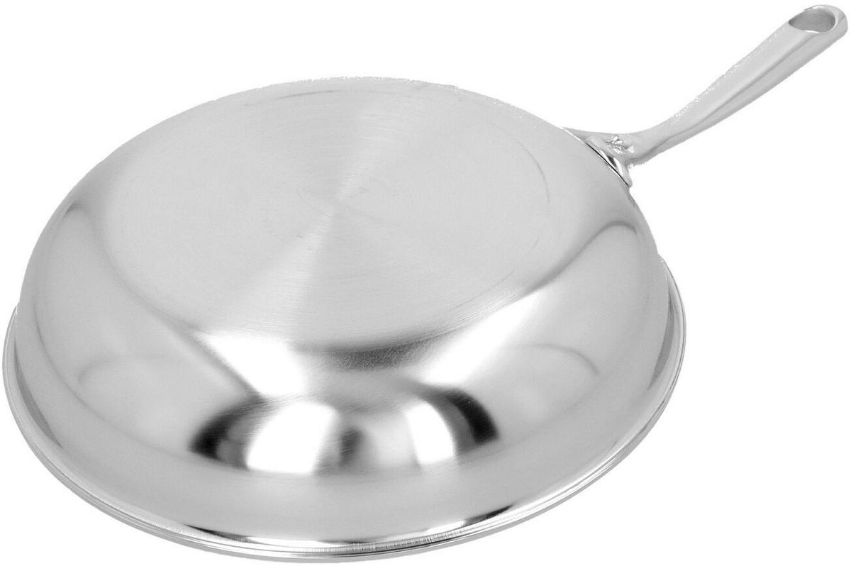 BRATPFANNE Proline 7 ø 24 cm - Silberfarben, Metall (24cm) - Demeyere