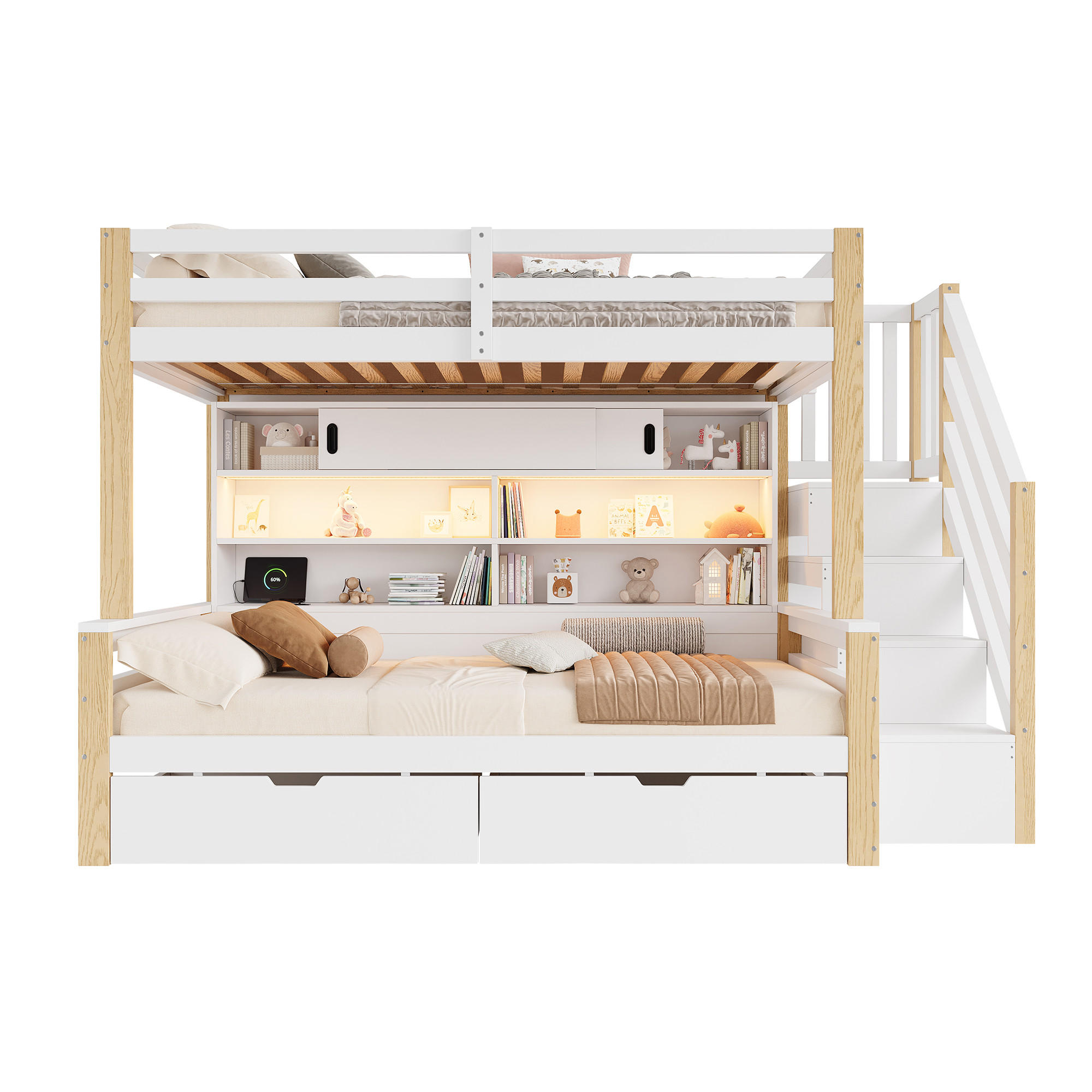 XXXLutz Hochbett Weiß
