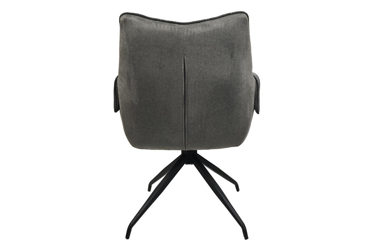 ESSZIMMERSTUHL Sinosa, Webstoff, Grau - Grau, Textil (64/87/63cm) - dasmöbelwerk
