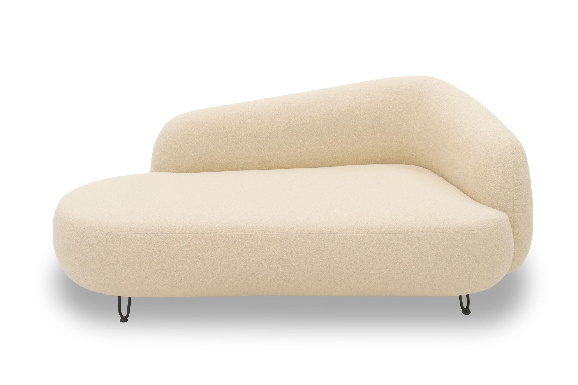 GARTENLOUNGE-SOFA 2-Sitzer Links Bratomila 177x79x105 Bezug in beige - Beige, Kunststoff (105/79/177cm) - 58aufmkessel