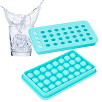 SILIKON-EISKUGELFORM, grün - Türkis, Kunststoff (19.5/2/11cm) - bremermann