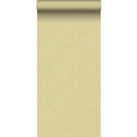 TAPETE Leinen-Optik - Gelb, Papier (53/1000cm) - Sanders & Sanders