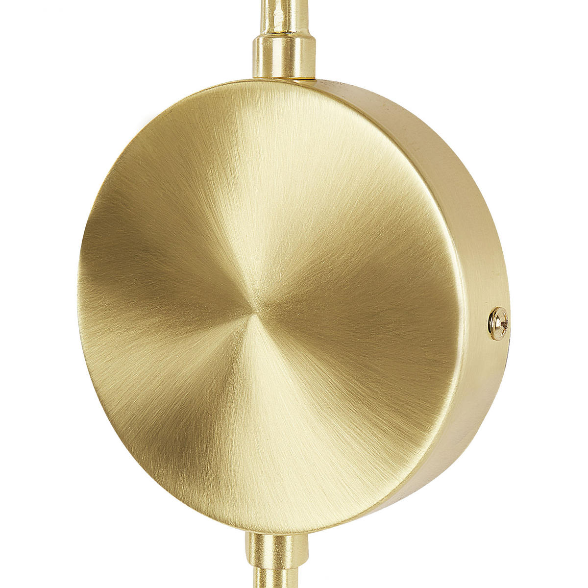 WANDLAMPE Gold Wampu - Goldfarben, Metall (27/41/33cm) - Beliani