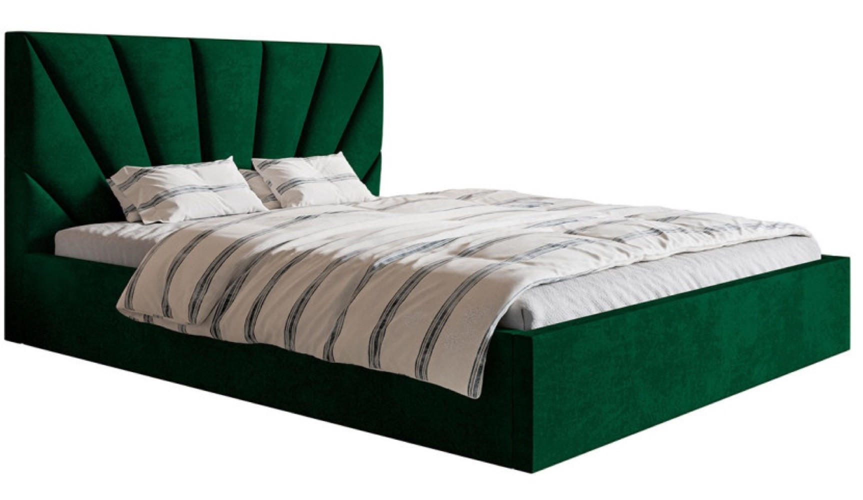 Sepro Meble Bett Schwarz, Grün 180x200 cm