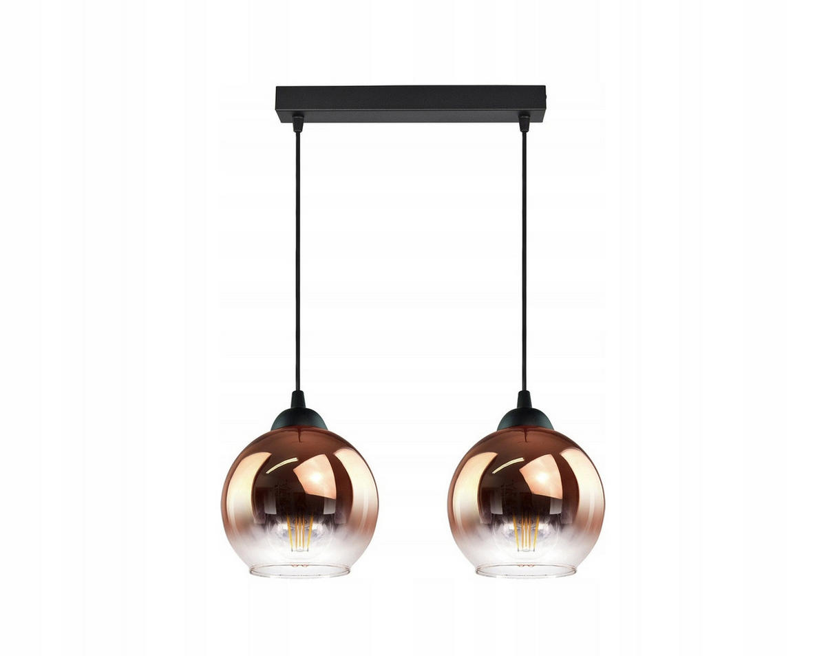 PENDELLEUCHTE MASUR - Transparent/Goldfarben, Glas/Metall (15/40/80cm) - kiki design