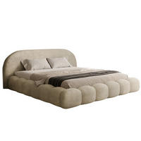 POLSTERBETT Metallrahmen 180x200 Beige OMBIS - Beige, Holzwerkstoff (180/200cm) - Compleo24