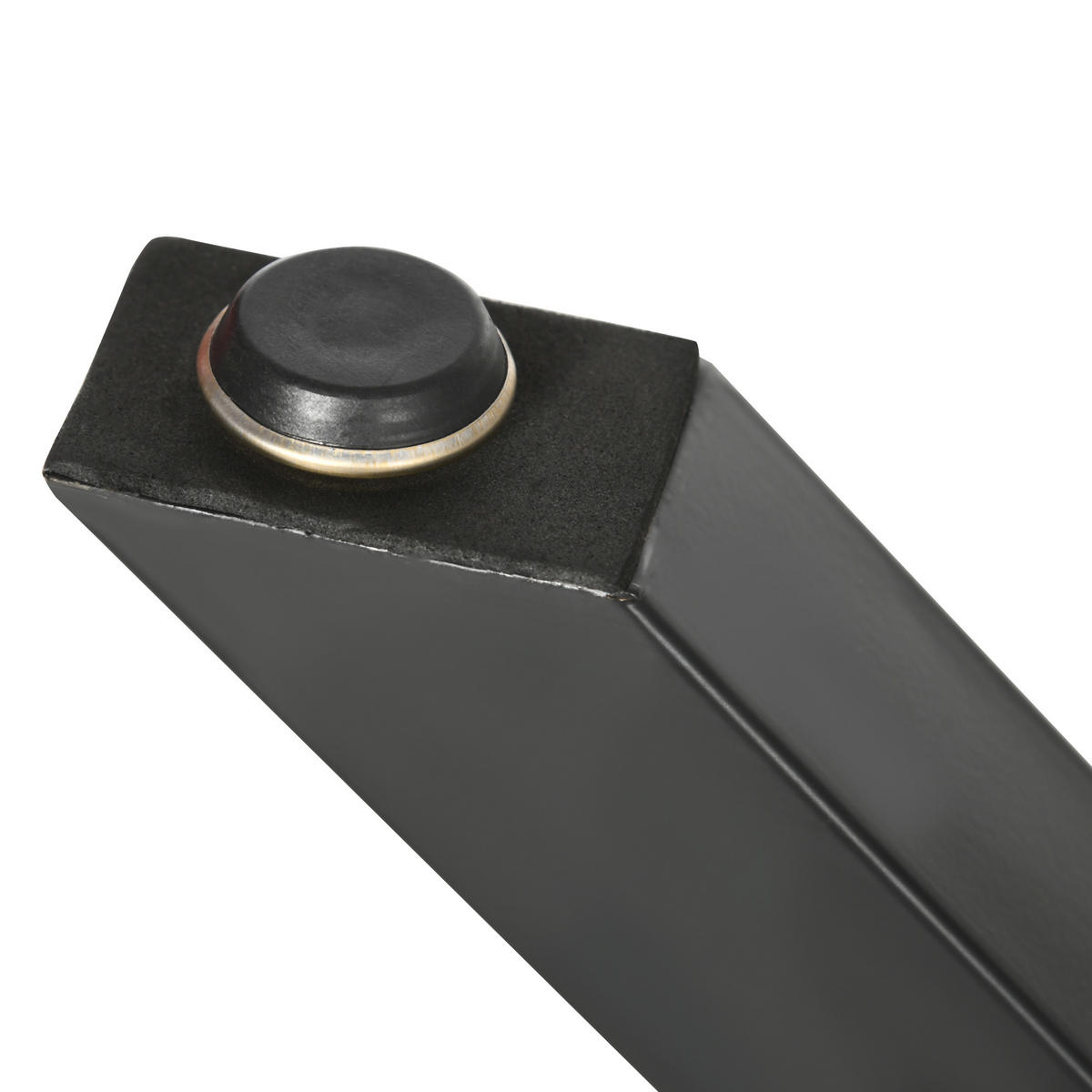 TISCHBEINE DE-09192 2er-Set in X-Form, 72 cm Schwarz - Schwarz, Metall (4/72/80cm) - ComfortXL