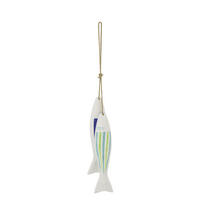 AUFHÄNGER FISCH (2ER SET) - Multicolor, Holz (4/65/7cm) - J-Line