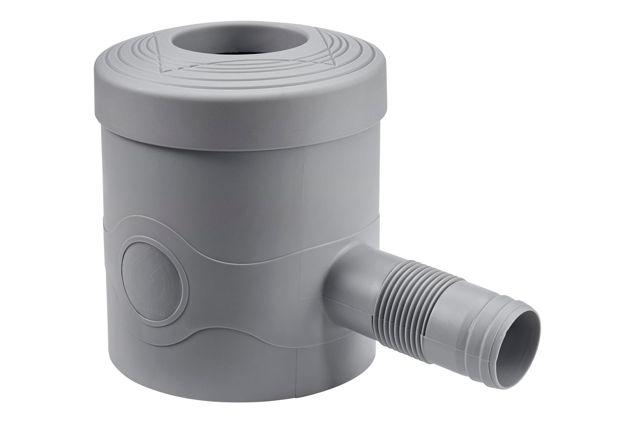 REGENSAMMLER DN 68-100, grau inkl. Filtereinsatz - Grau, Kunststoff (11.5/12.5/18cm) - GARANTIA