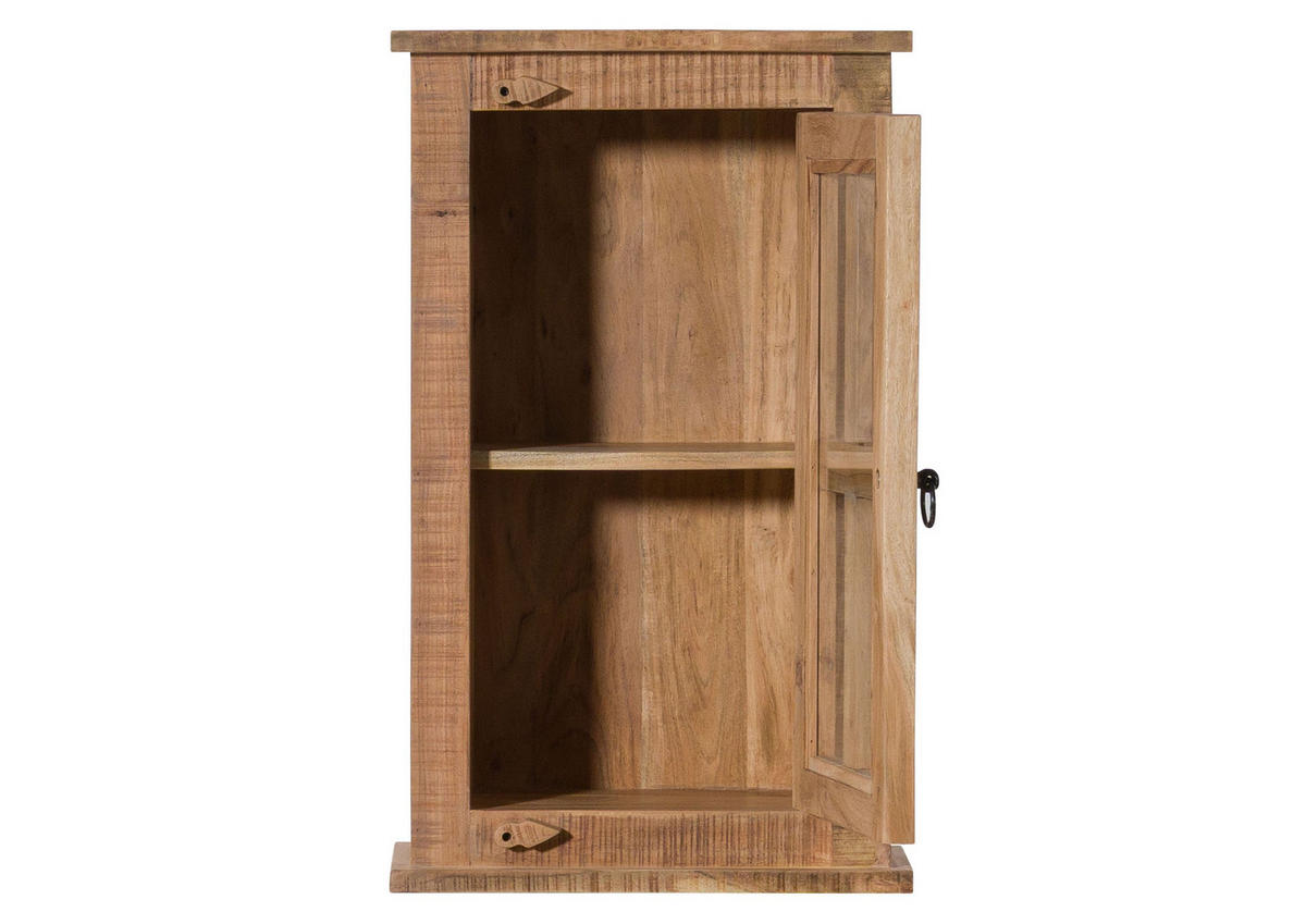 HÄNGESCHRANK Akazie 44x21x72 natur versiegelt NATURE OF SPIRIT #302 - Braun, Holzwerkstoff (44/72/21cm) - Massivmoebel24