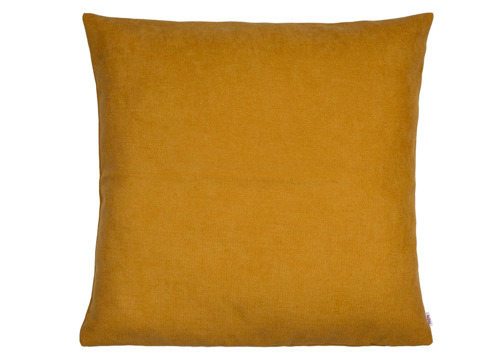 KISSENHÜLLE FarbTon Chenille-Haptik curry-gelb 60/60 cm - Currygelb, Textil (60/60cm) - beties Heimtextil