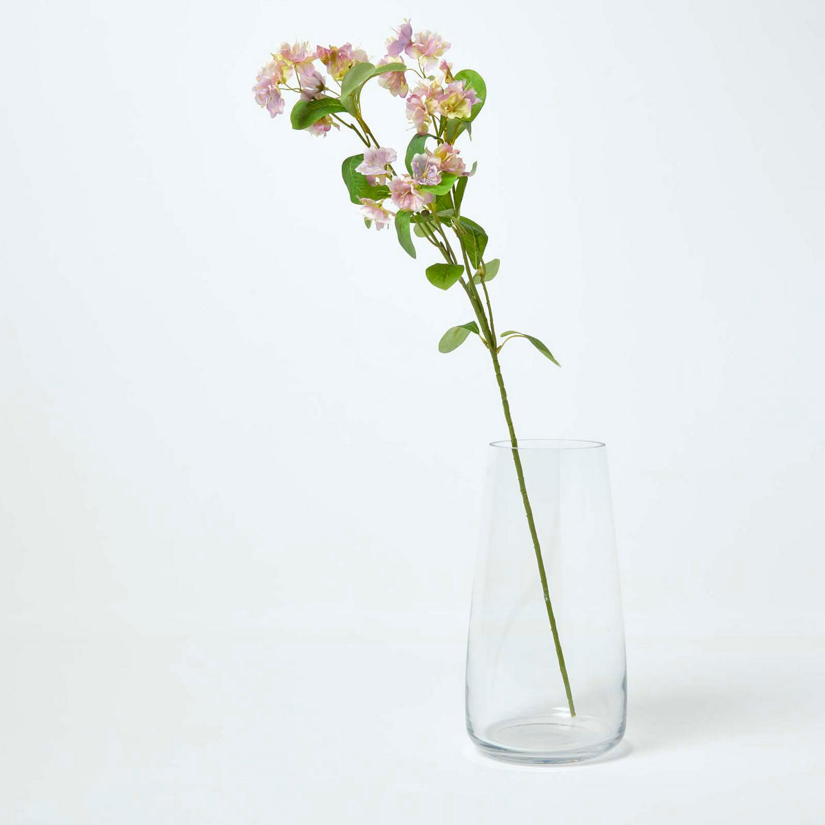 DEKOZWEIG mit Blüten rosa, 77 cm - Rosa, Kunststoff (77cm) - Homescapes