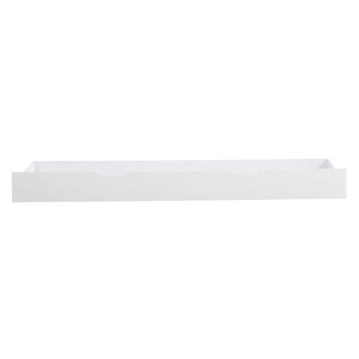BETTSCHUBKASTEN Weiß 196/17,5/63 cm - Weiß, Holz - Homestyle4u