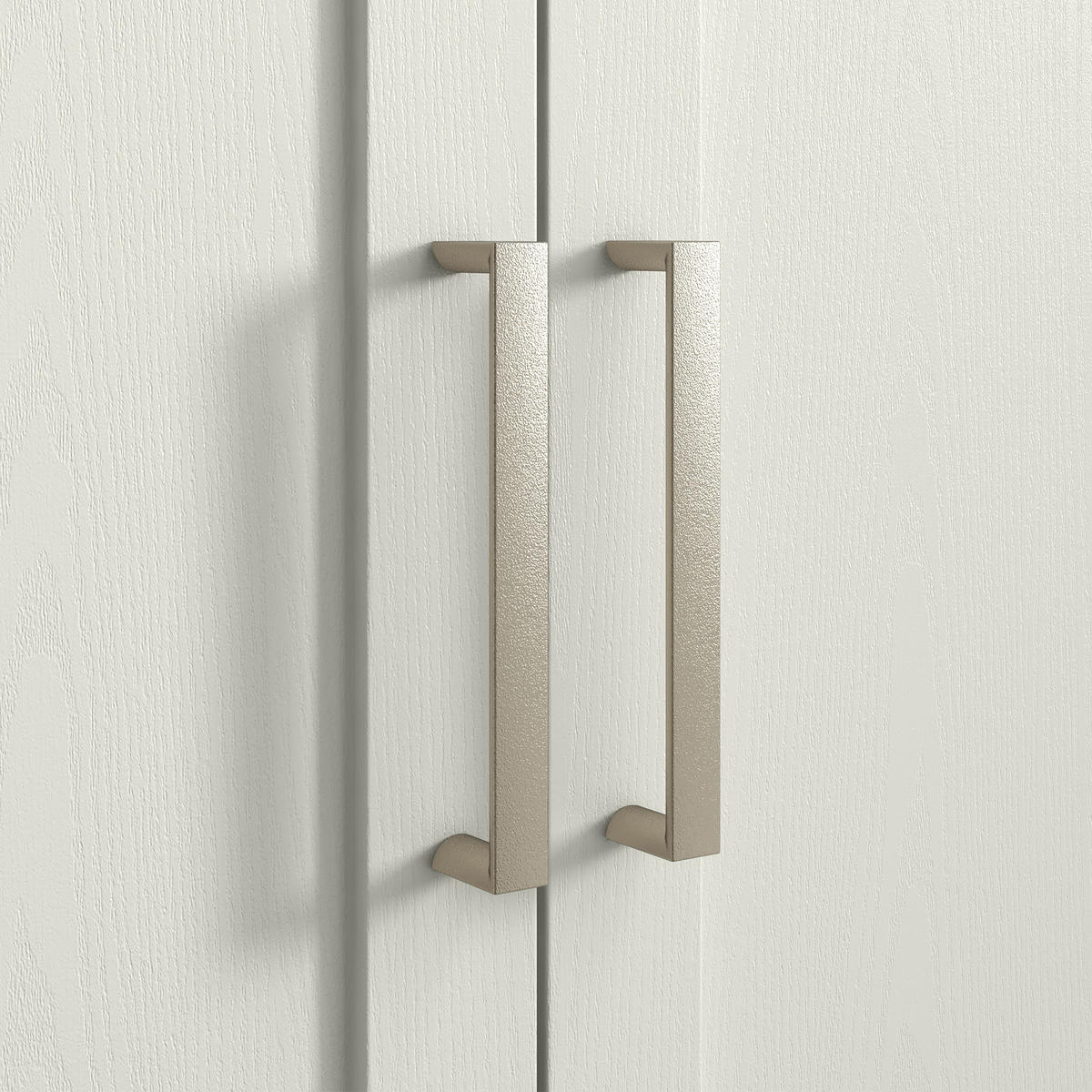 WASCHBECKENUNTERSCHRANK DE-15892 U-Aussparung Creme - Creme, Holzwerkstoff (90/63/30cm) - ComfortXL