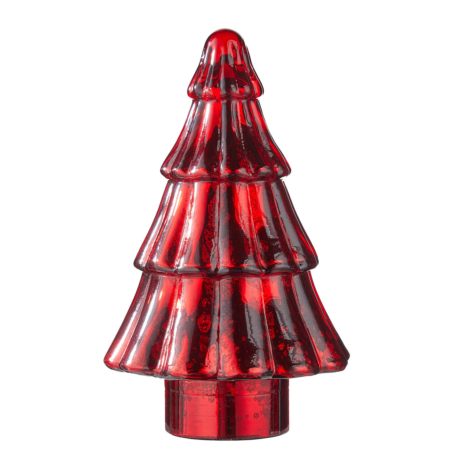 DEKO-TANNE X-Mas - Rot, Glas (14/23/14cm) - Butlers