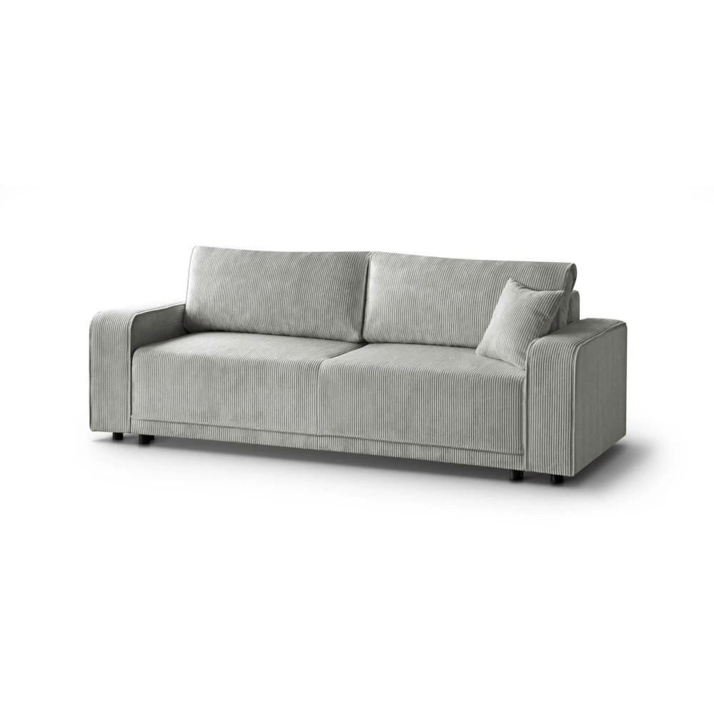 SCHLAFSOFA Primo 3-sitzer Grau - Grau, Textil (250/90/96cm)