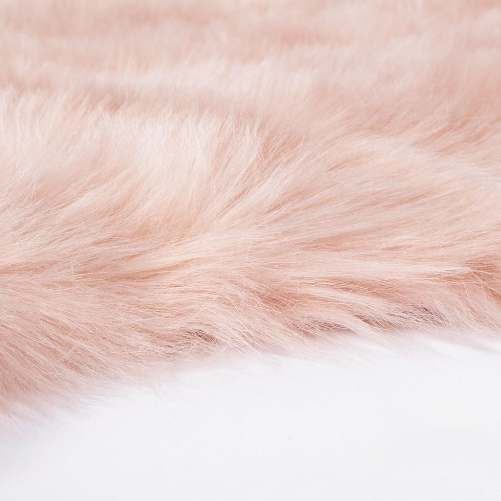 Thumbnail - carpet city Hochflor-Teppich, Rosa, Textil, Uni, Freiform, 85x130 cm, Oeko-Tex® Standard 100, für Fußbodenheizung geeign...