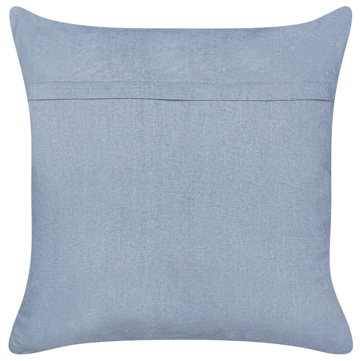 DEKOKISSEN 2er-Set Grau 45/45 cm Ruellia - Multicolor/Grau, Textil (45/45cm) - Beliani