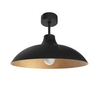 DECKENLEUCHTE Parigina - Goldfarben, Metall (40/40/23cm) - Lumicom