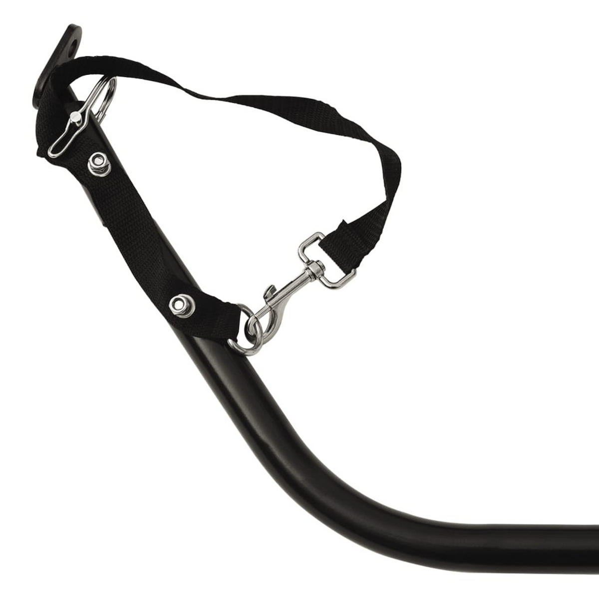FAHRRADANHÄNGER Schwarz Und Blau 45 Kg Eisen - Blau, Metall (68/83/137cm) - vidaXL
