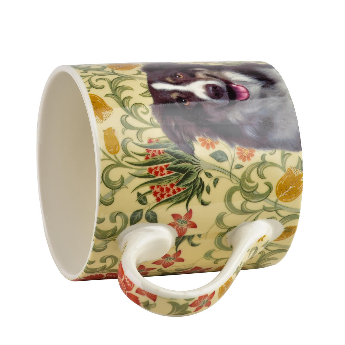 HRNEK NOYA, porcelán, Border Collie, 380 ml, 9 x 13 x 9 cm - zelená barva, keramika (0.38L) - Mondex