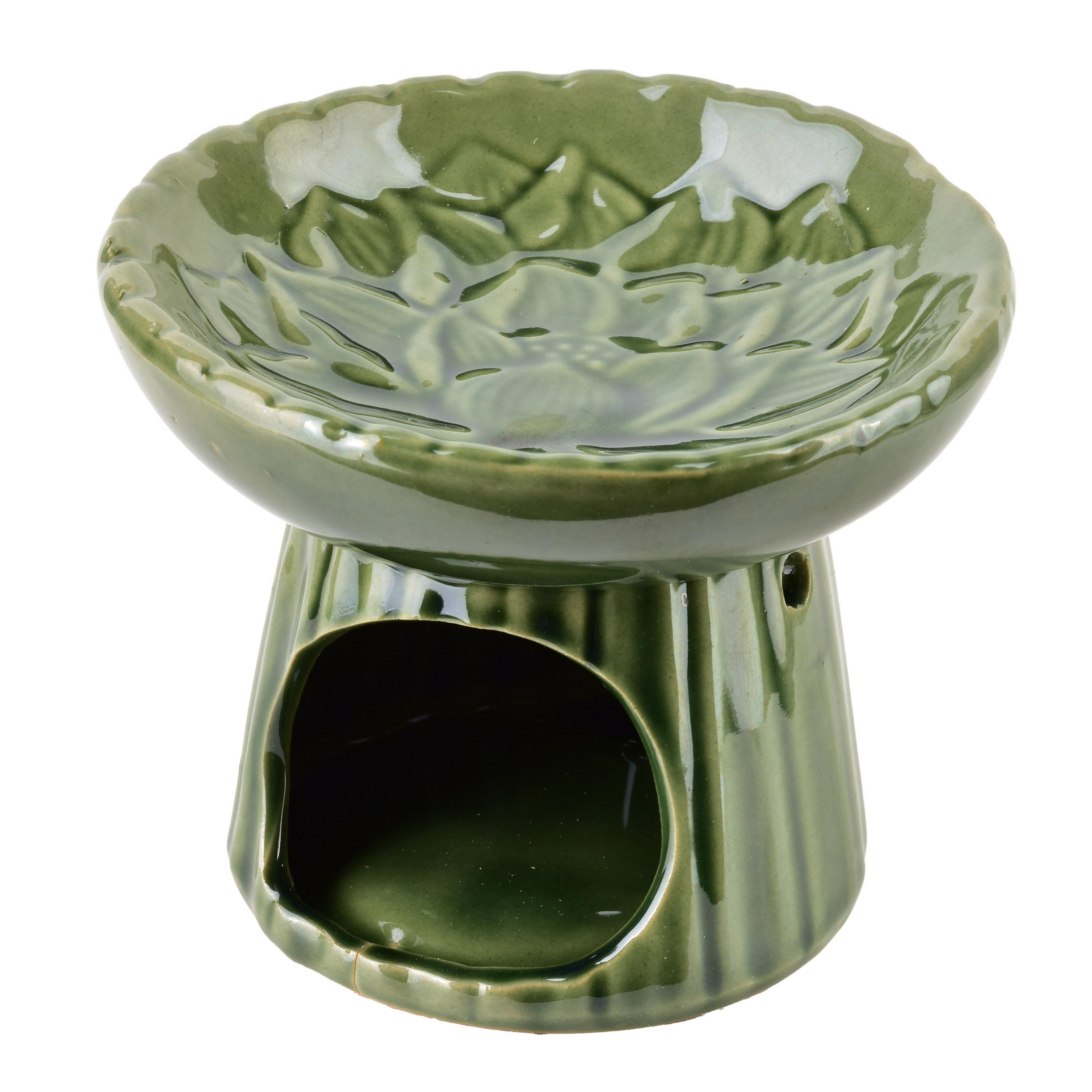 DUFTLAMPE Basic Grün 11/8/8.5 cm Keramik - Grün, Keramik (8.5cm) - Mondex