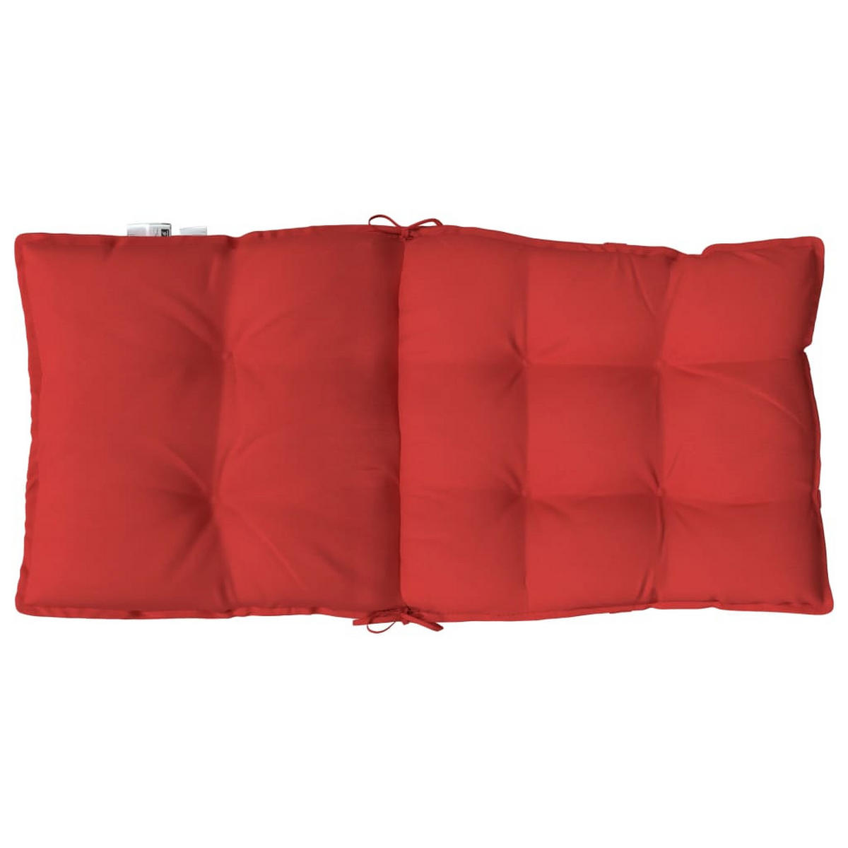 NIEDRIGLEHNER-AUFLAGEN 4 Stk. Rot Oxford-Gewebe - Rot, Textil (50/7/100cm) - vidaXL