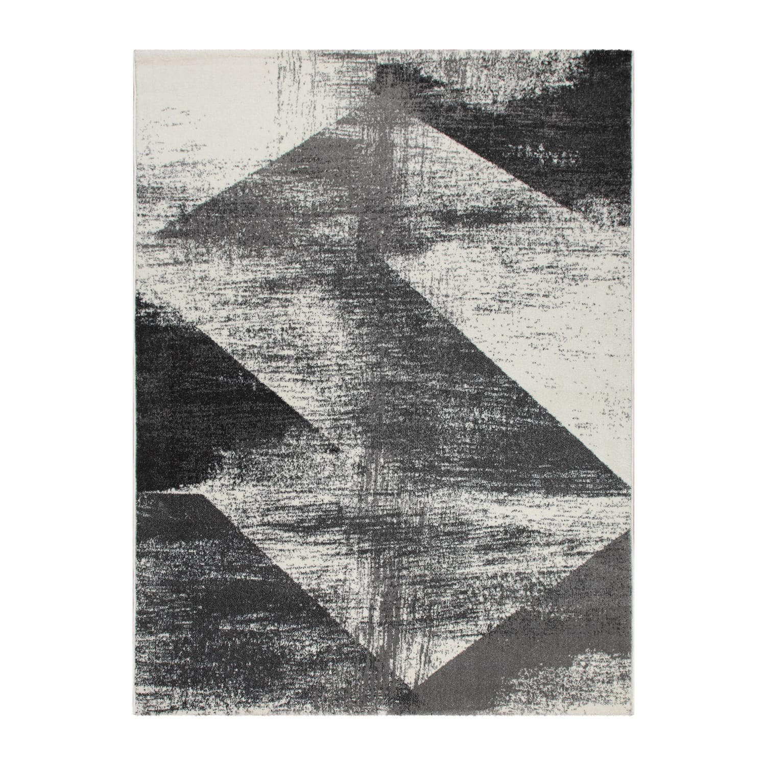 KURZFLORTEPPICH, mit Farbverlauf, aus Polypropylen, Anthrazit, 160 x 230 cm - Anthrazit, Textil (160/230cm) - KADIMA DESIGN
