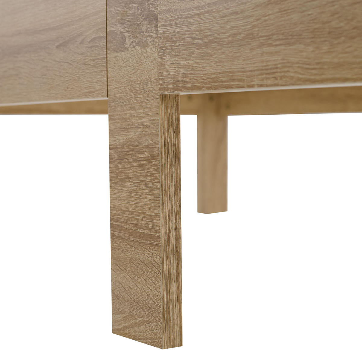 HOLZBETT Seniorenbett 100/200 Natur - Braun, Holz (100/200cm) - Homestyle4u