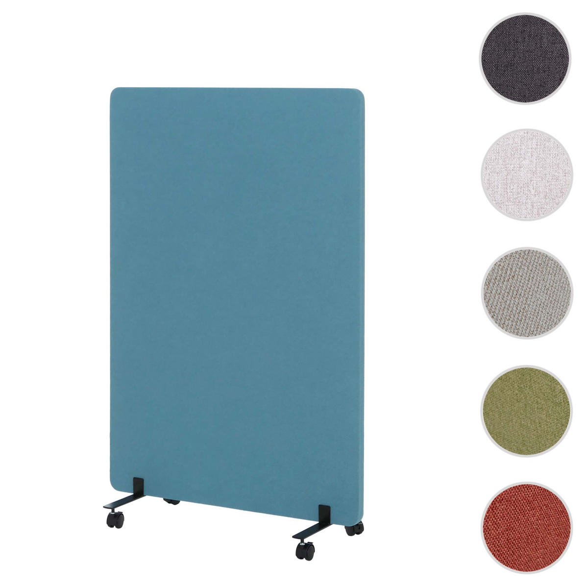 AKUSTICKÁ PŘÍČKA Tyrkysová - tyrkysová, textil (80/127/39cm) - MCW