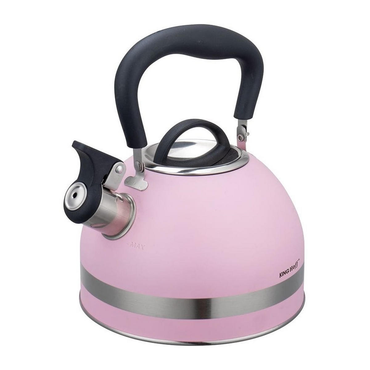 WASSERKESSEL Rosa 20/18.5/20.5 cm KH1856 - Pink, Metall (20cm) - Kinghoff 
