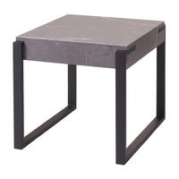 BEISTELLTISCH quadratisch Grau - Grau, Holz (54/50/51cm) - MCW