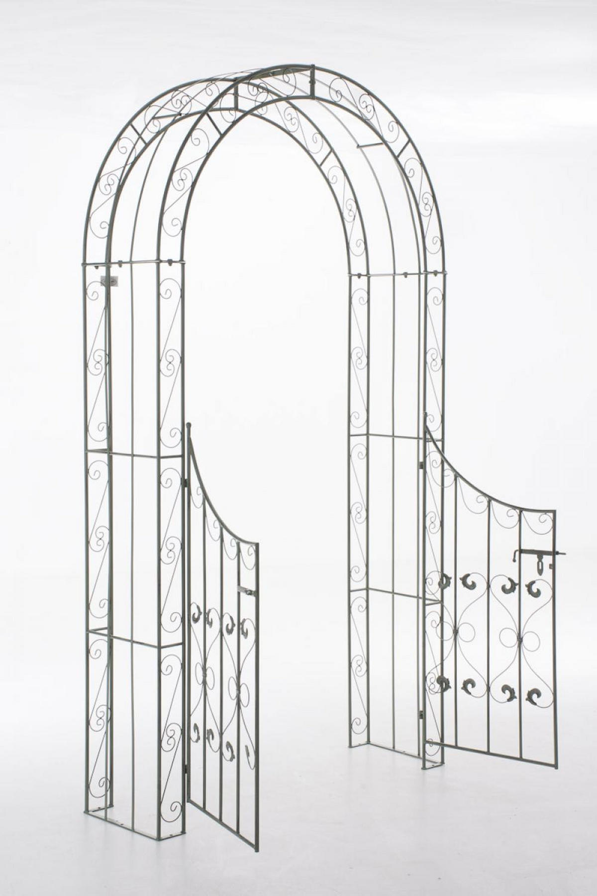 ROSENBOGEN Metall Antik-Grün - Grün, Metall (135/245/41.5cm) - CLP