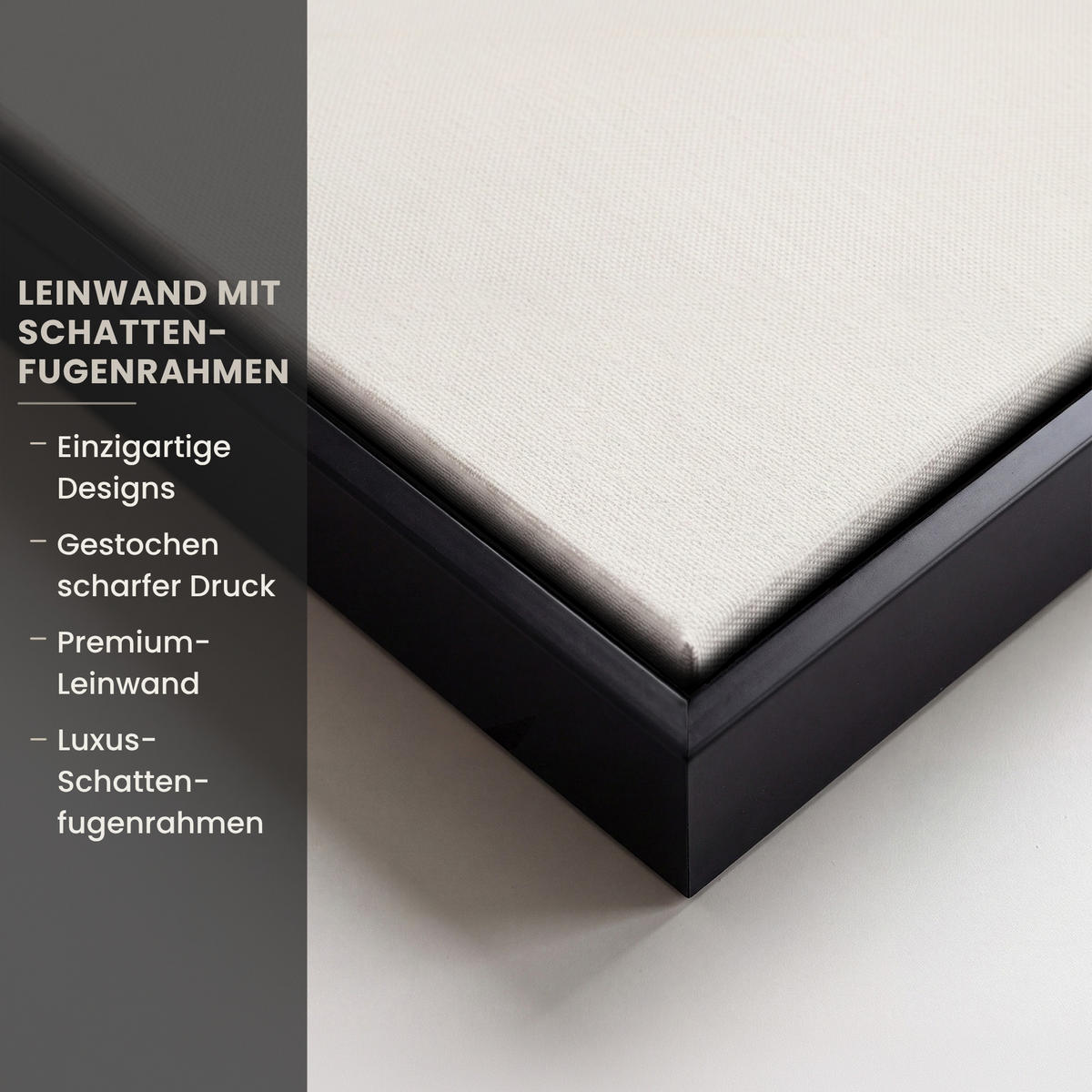 LEINWAND Bilder mit Rahmen - Japandi - Grün - Abstrakt - Modern - 140x90 - Salbeigrün, Textil (140/90cm) - MuchoWow