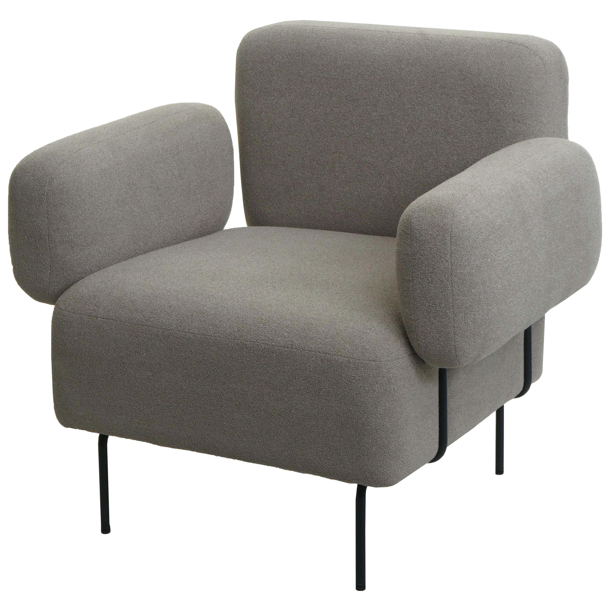 LOUNGE-SESSEL Grau - Grau, Textil (88/78/76cm) - MCW
