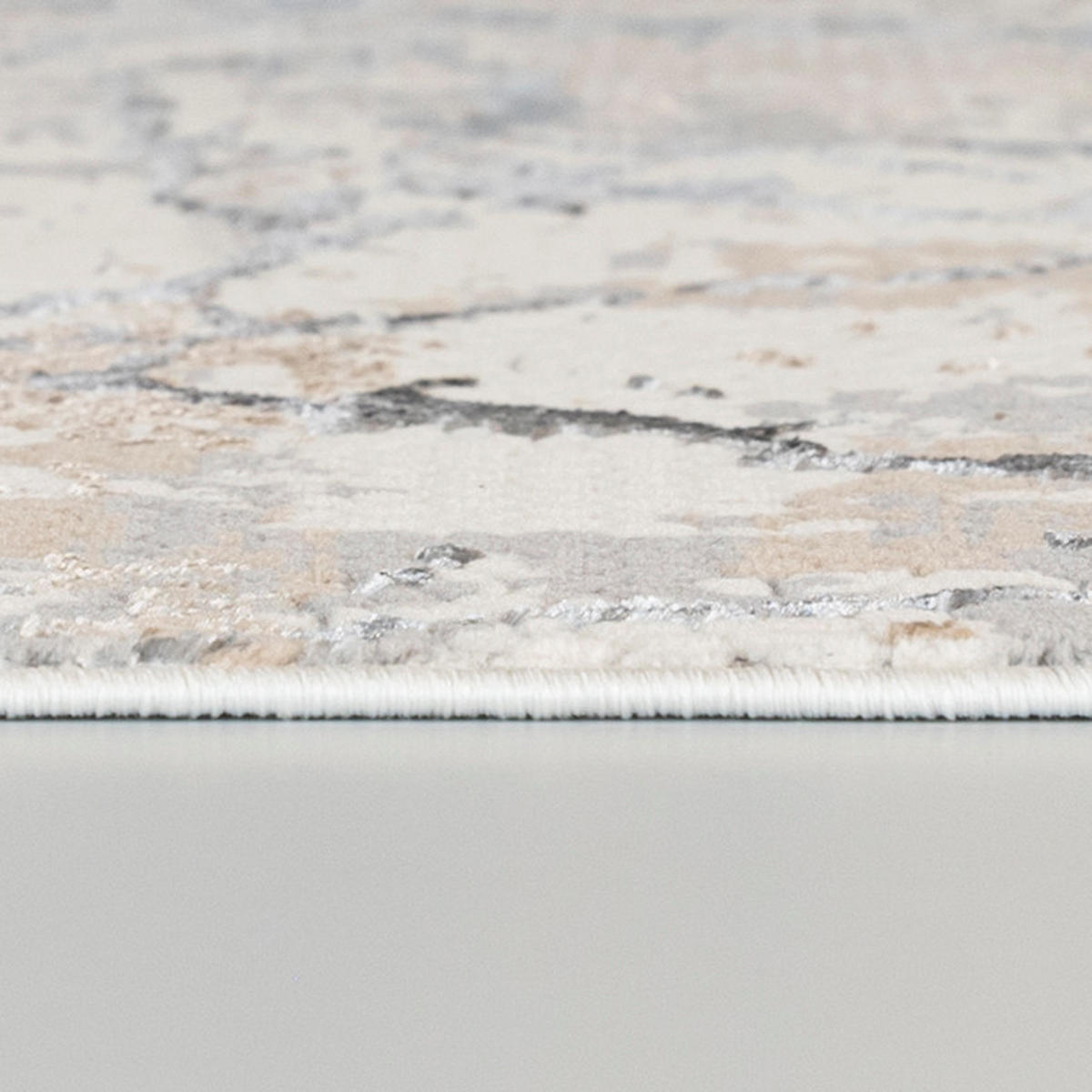 MAZOVIA TEPPICH NW01B - Beige, Ecru, Grau - 200 x 300 cm - Ecru/Beige, Textil (200/300cm) - Mazovia