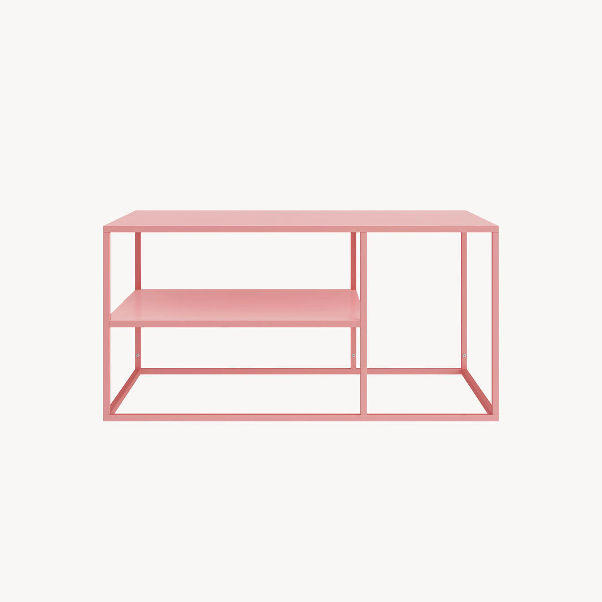 COUCHTISCH Solund 45/90/60 cm - Pink, Metall (60/90/45cm) - [en.casa]