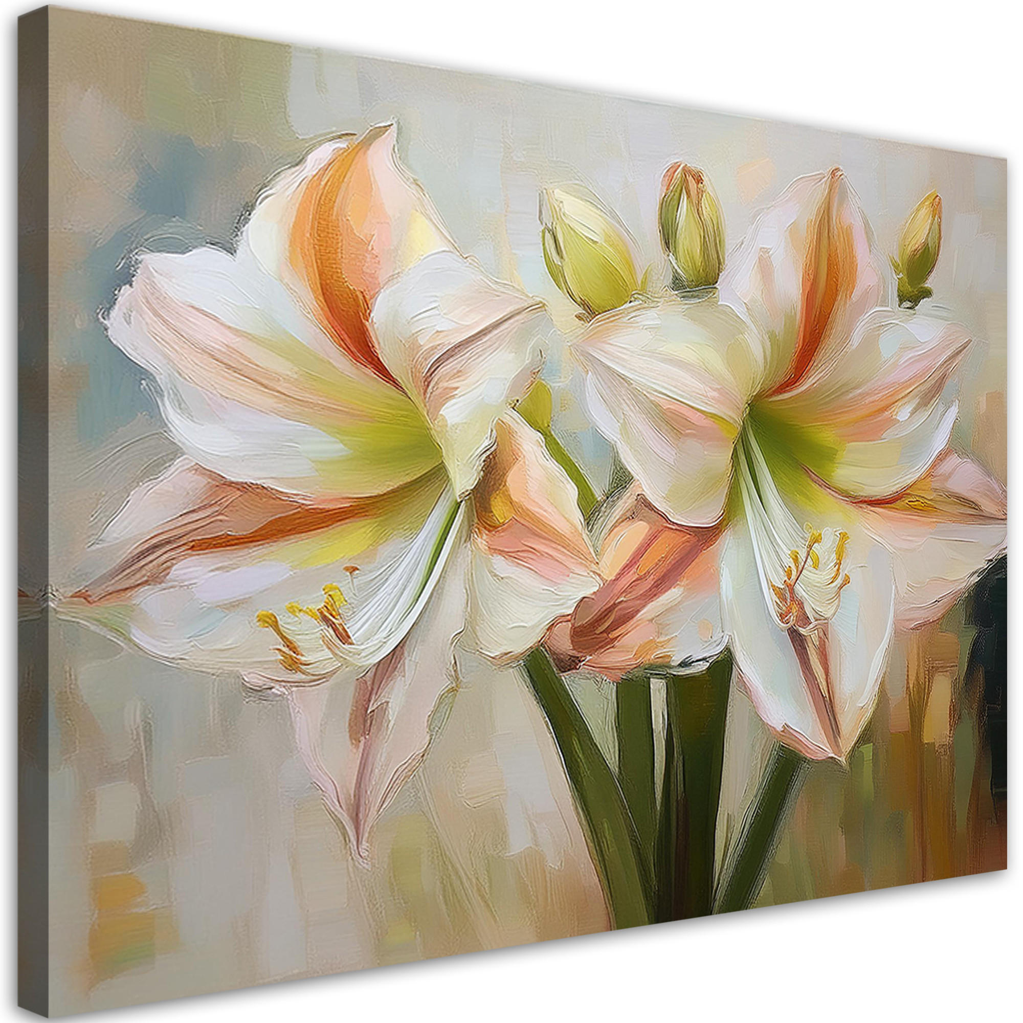 Feeby Wandbild Weiß 60x40 cm